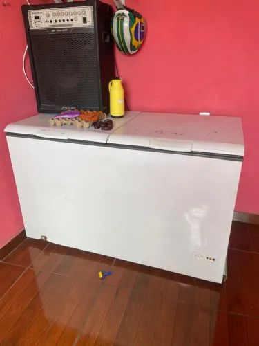 Vendo ou troco uma freezer de duas porta bem grande