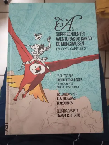 Livro As surpreendentes aventuras do barão de Munchausen - Cosac Naify