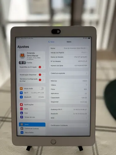 iPad 6 Prata 128gb