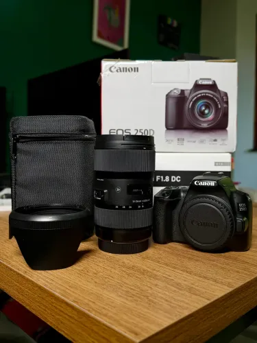 CANON 250D + LENTE SIGMA 18-35 ART 