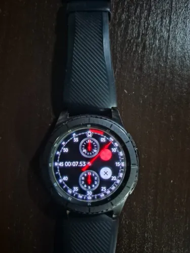 RELÓGIO SAMSUNG GEAR S3 FRONTIER + CARREGADOR (SMARTWATCH) 