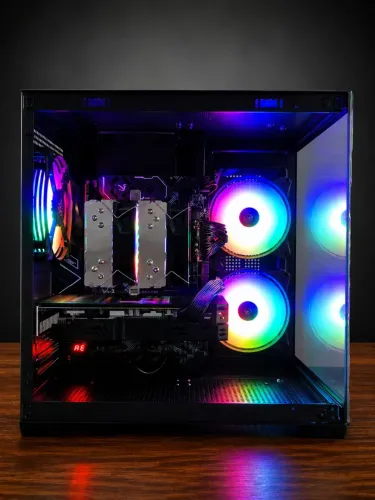 PC GAMER Intel Xeon 2680 V4 RX 5500 8GB 16GB DDR4 SSD NVMe M.2 512GB Fonte 600W 80Plus