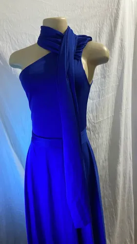 Vestido de Festa azul royal