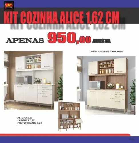 KIT COZINHA ALICE