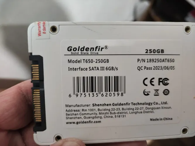 SSD 250 GB GOLDENFIR