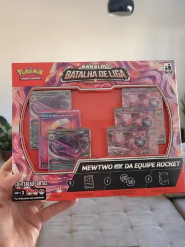 Deck de Batalha Mewtwo Mew Pokemon TCG Lacrado