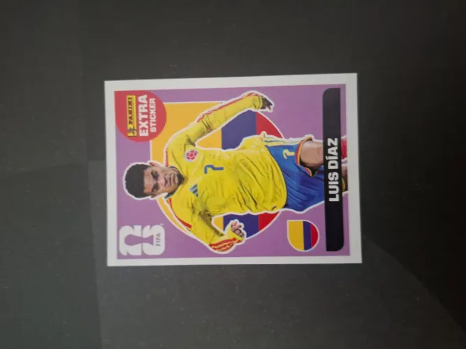 Figurinha legend base (roxa) - LUIS DIAZ