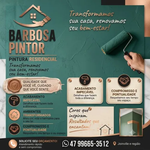 Quer pintar ou reformar sua casa?