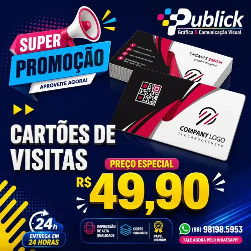 Cartões de visitas