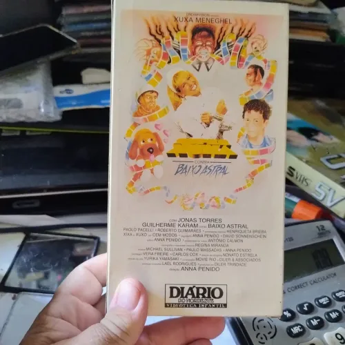 Fita VHS Xuxa contra baixo astral