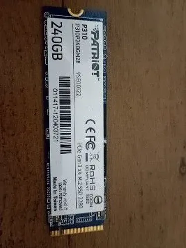 SSD NVMe 240GB Patriot
