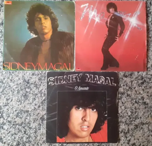 Lps - Sidney Magal - lote com 03 discos de vinil