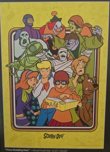 Quebra-cabeça importado 1000 peças Scooby Doo 