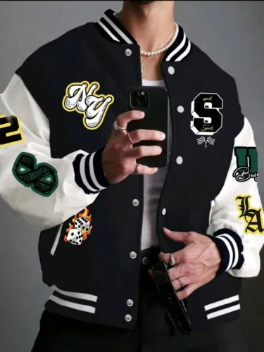 Manfinity Hypemode Jaqueta Universitária Masculina XL