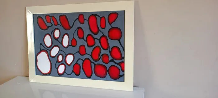Quadro pintado a mão 