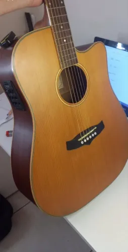 Violão Inglês Tanglewood Tw28 Captação Fishman