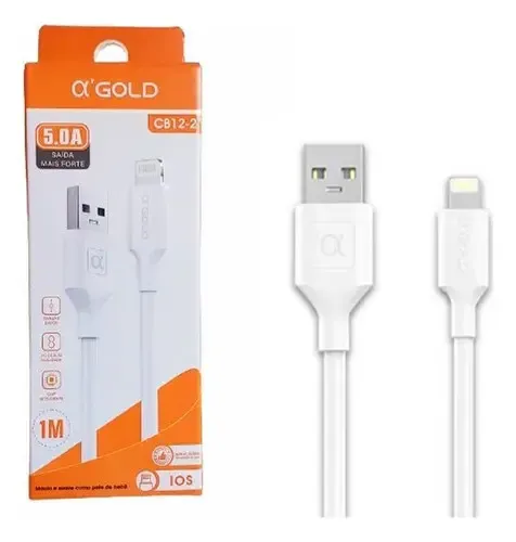 Cabo Usb Para Ios iPhone Turbo Rápido Carregamento E Dados