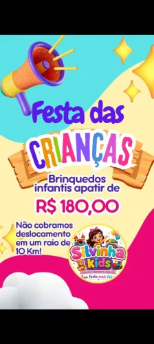 Aluguel de brinquedos Infantis 