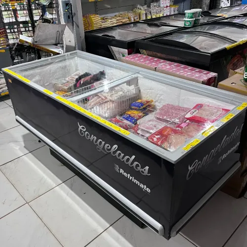 ilha expositora de congelados Refrimate 2mt