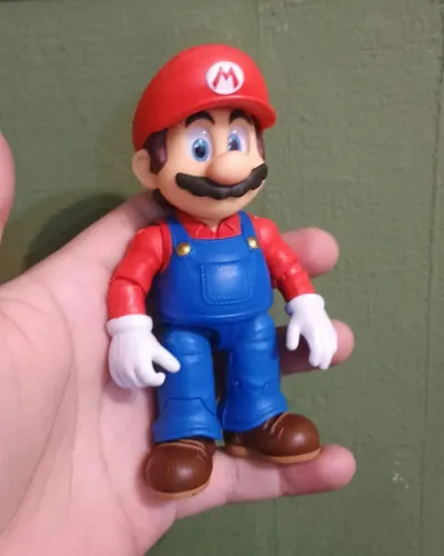 Boneco Super Mário oficial Nintendo articulado