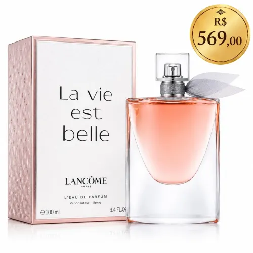 Perfume Feminino La vie est Belle Lancôme Feminino 100ml - Original Lacrado
