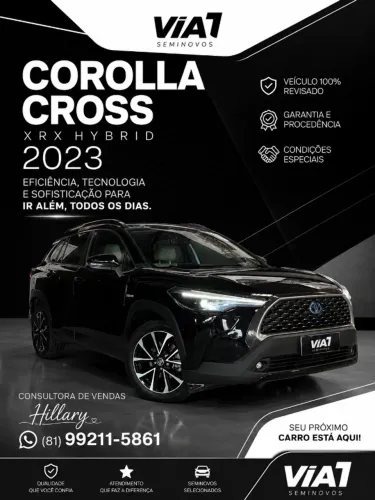 Toyota Corolla Cross XRX 1.8 16V Aut.(híbrido) 2023