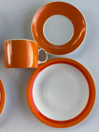 Trio porcelana xícara