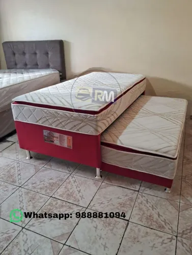 Bicama Roma Solteirão (Com Pillow Top)