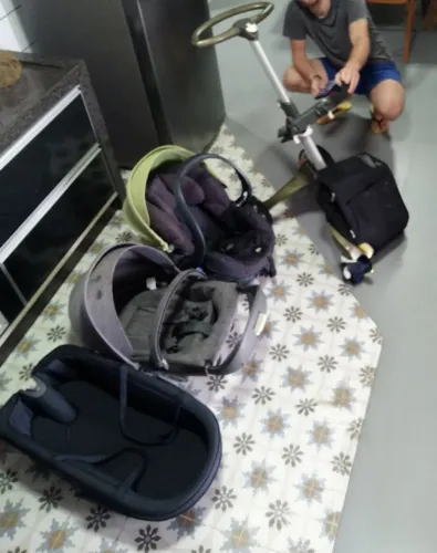 Carrinho, Moisés, bebê conforto 3x1