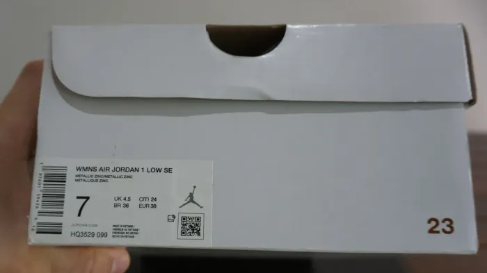 Nike Air Jordan 1 Low SE Metallic Zinc Original - Novo com Caixa - BR 36