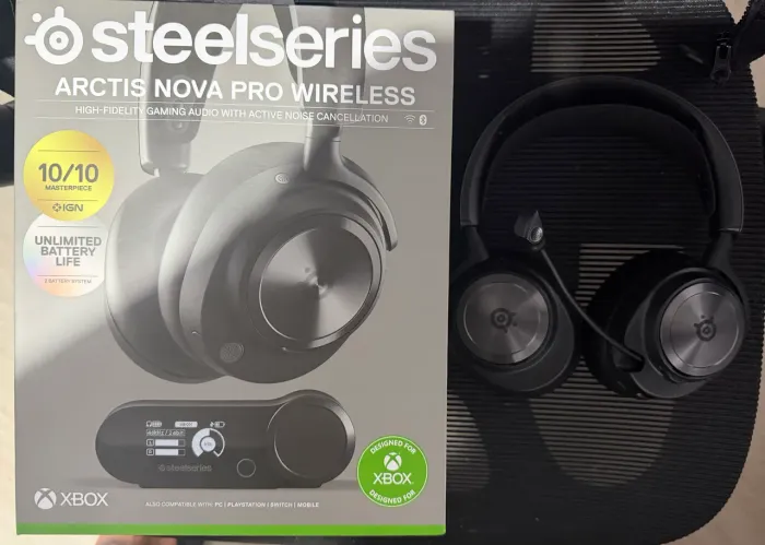 SteelSeries Arctis Nova Pro Wireless Xbox - Completo, pouco uso