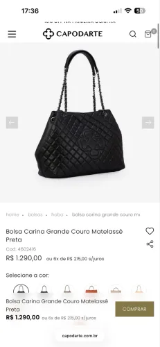 Bolsa Capodarte