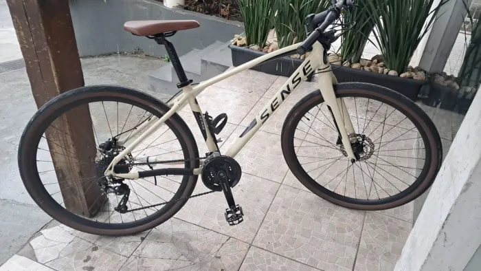 Bicicleta sense 27 velocidades freios hidráulico toda shimano