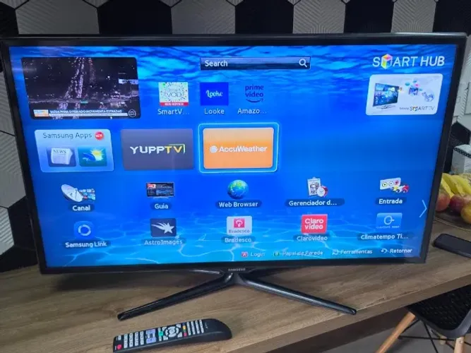 TV Samsung Smart TV LED 40" Full HD - Modelo UN40ES6500GXZD - Ótimo estado