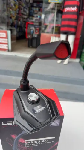Microfone Gamer RGB Em oferta