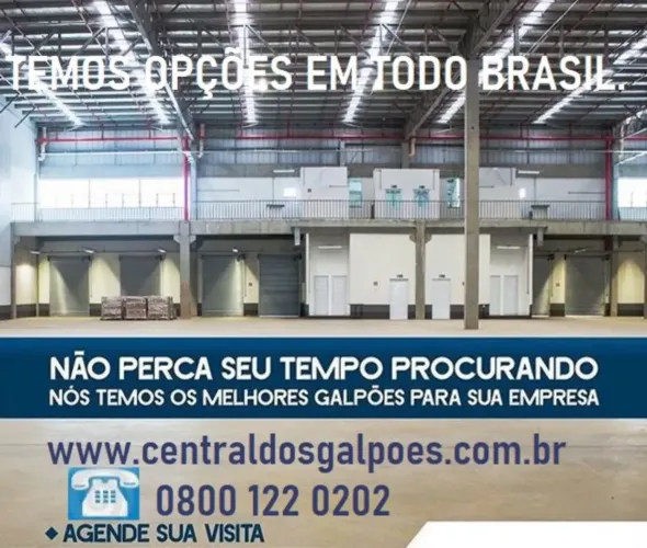 Galpão localizado próximo ao aeroporto