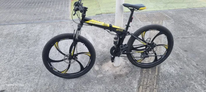 Bike dobrável aro 26 frio hidráulico shimano