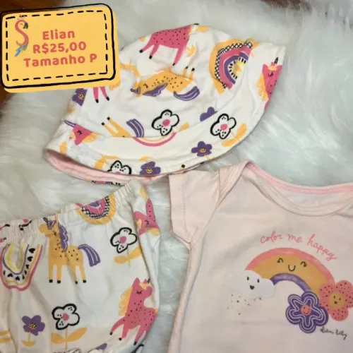 Kit Conjunto 3 Peças Elian