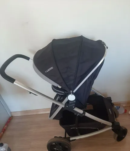 Carrinho travel system winner II Moisés, marca Kiddo.