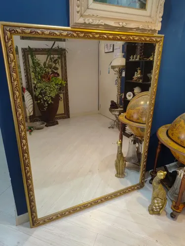 Espelho Decorativo em Cristal bisotado e Emoldurado