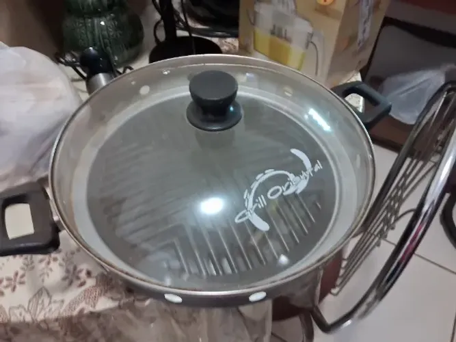 Panela grill oriental.