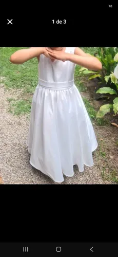 Vestido daninha 3-4 anos