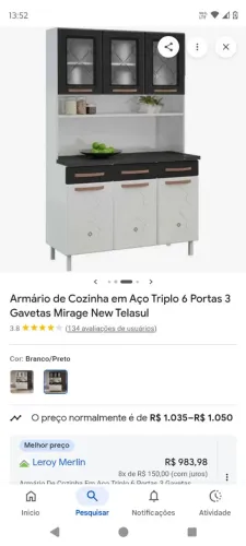 Armário na caixa só pega e montar nunca mexido