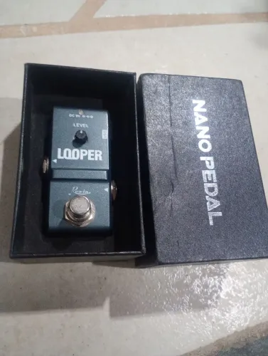 Pedal looper rowin para guitarra violão baixo 