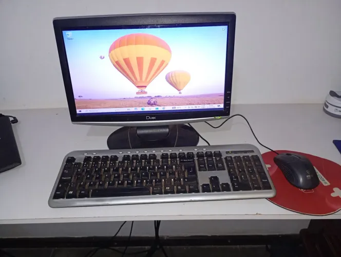 PC Completo + Monitor + Teclado e Mouse - Só ligar e usar!