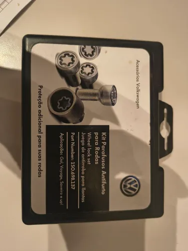 Kit parafuso anti furto para rodas Volkswagen originais