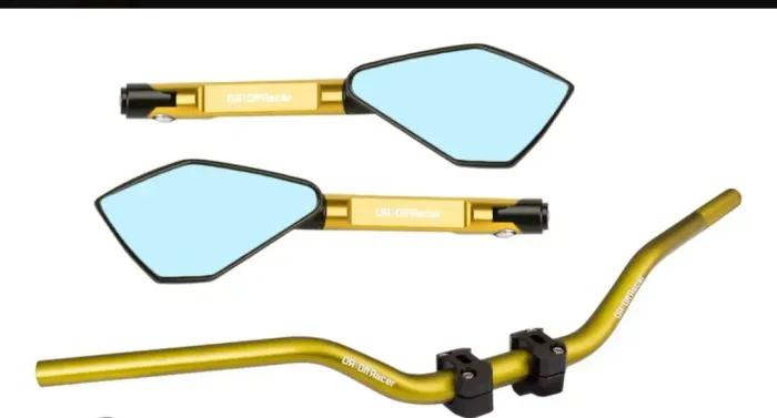 Kit Guidão e retrovisor esportivo