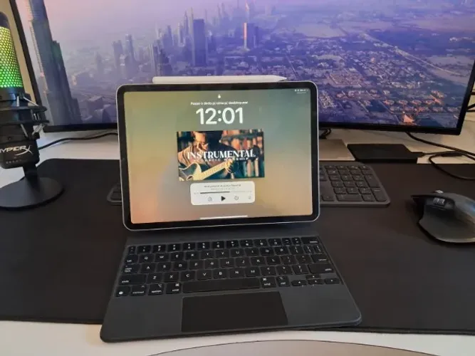 iPad Pro 11? 3ª Geração (64GB) + Apple Pencil + Magic Keyboard Original - Tudo em Perfeito
