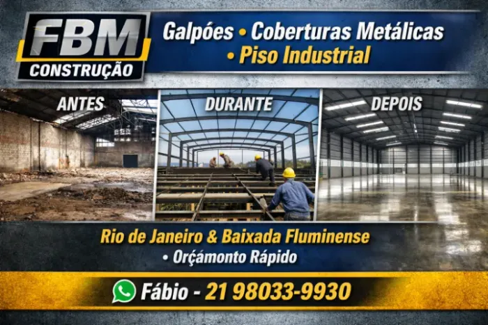 Galpões Construção reformar em geral 