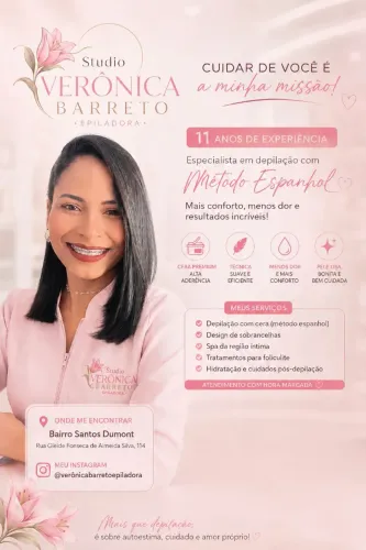 Studio verônica Barreto Depilação com cera método espanhol